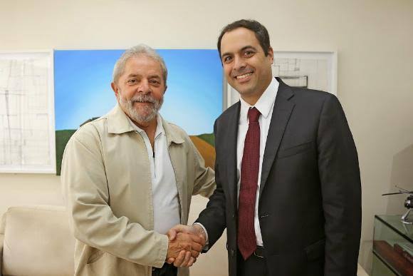 Lula deve se encontrar com Paulo Câmara e quer PT na cabeça de chapa da Frente Popular