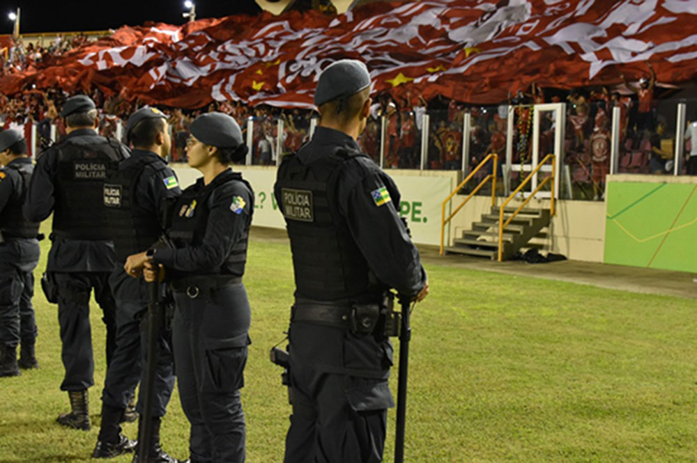 500 policiais militares garantirão a segurança do clássico entre Sergipe e Confiança