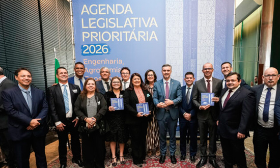 Crea-SE marca presença no lançamento da Agenda Parlamentar nacional.